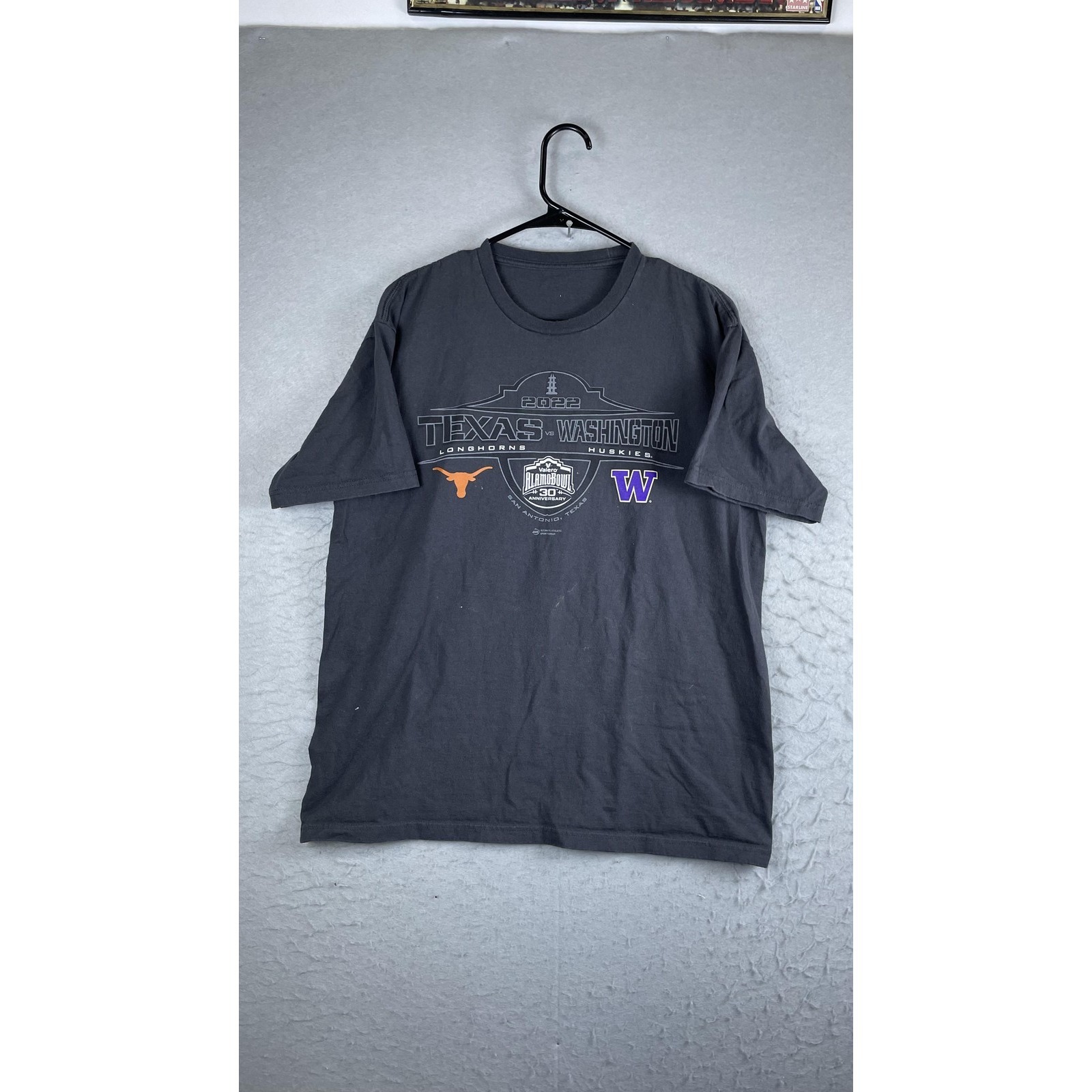 Texas Longhorns Shirt Mens Large Gray Ncaa Football Ultimate Alamo Bowl